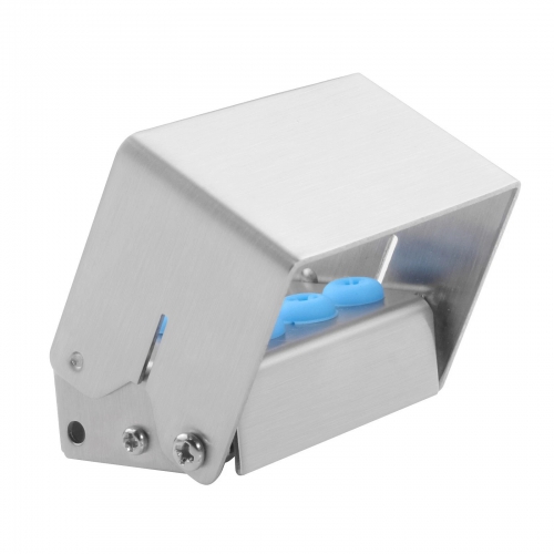 3Pcs 6 Hole Dental Bur Holder, Stainless Steel Bone Drill Block Box