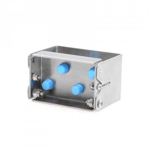 3Pcs 8 Hole Dental Bur Holder, Stainless Steel Bone Drill Block Box