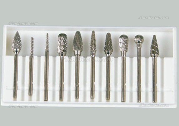 10PCS Tungsten Carbide Burs