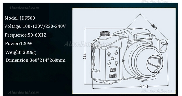 JSDA® JD9500 Brushless Vacuum & LED Micro Motor 50,000rpm