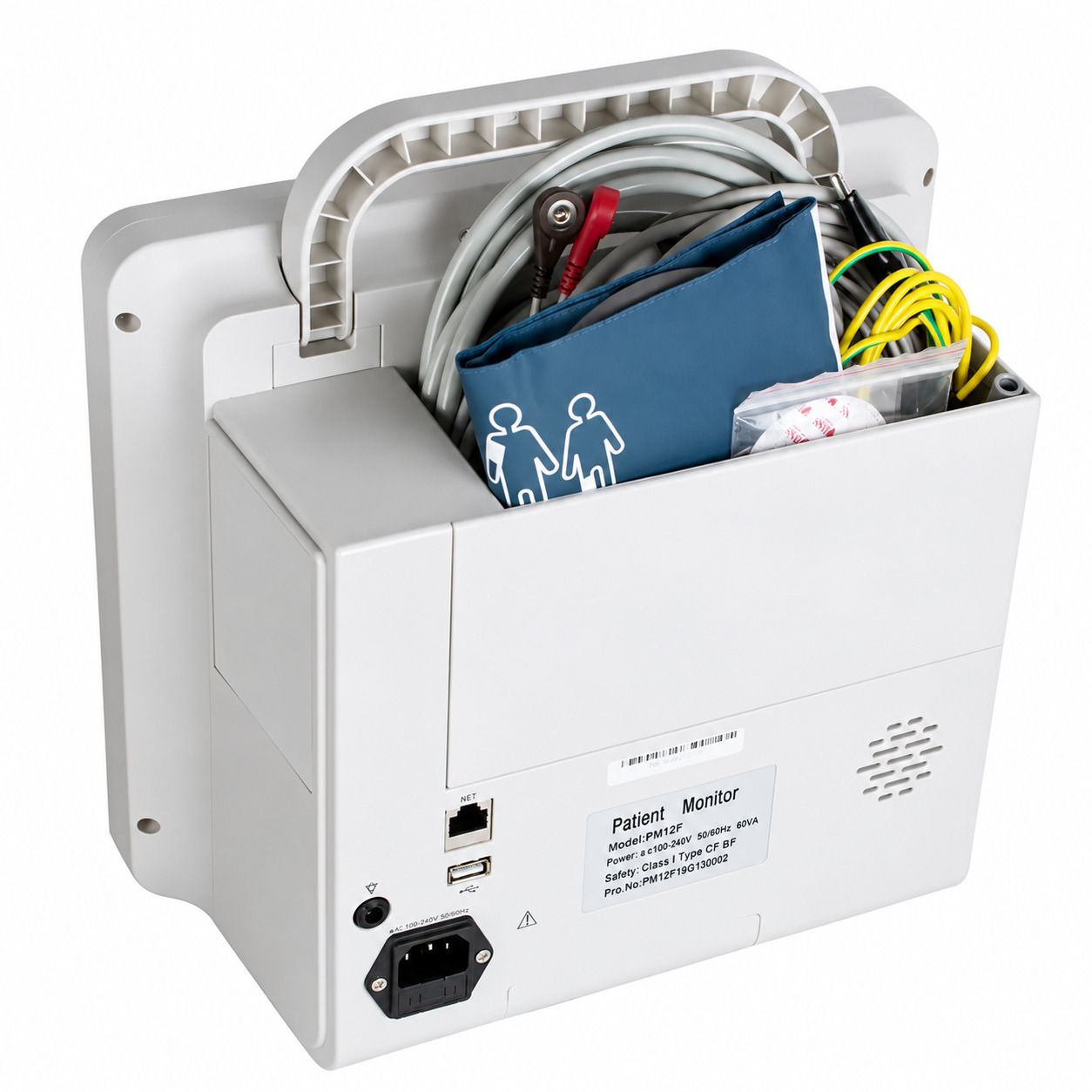 12 Inch Multi-parameter Patient Monitor ECG/RESP/TEMP/NIBP/SPO2/PR