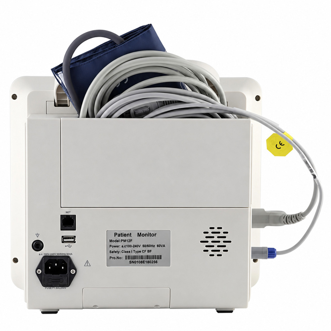 12 Inch Multi-parameter Patient Monitor ECG/RESP/TEMP/NIBP/SPO2/PR
