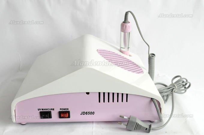 JSDA® JD6500 Electric Nail Drill Dust Collector & UV lamp 3 in 1 Micro Motor
