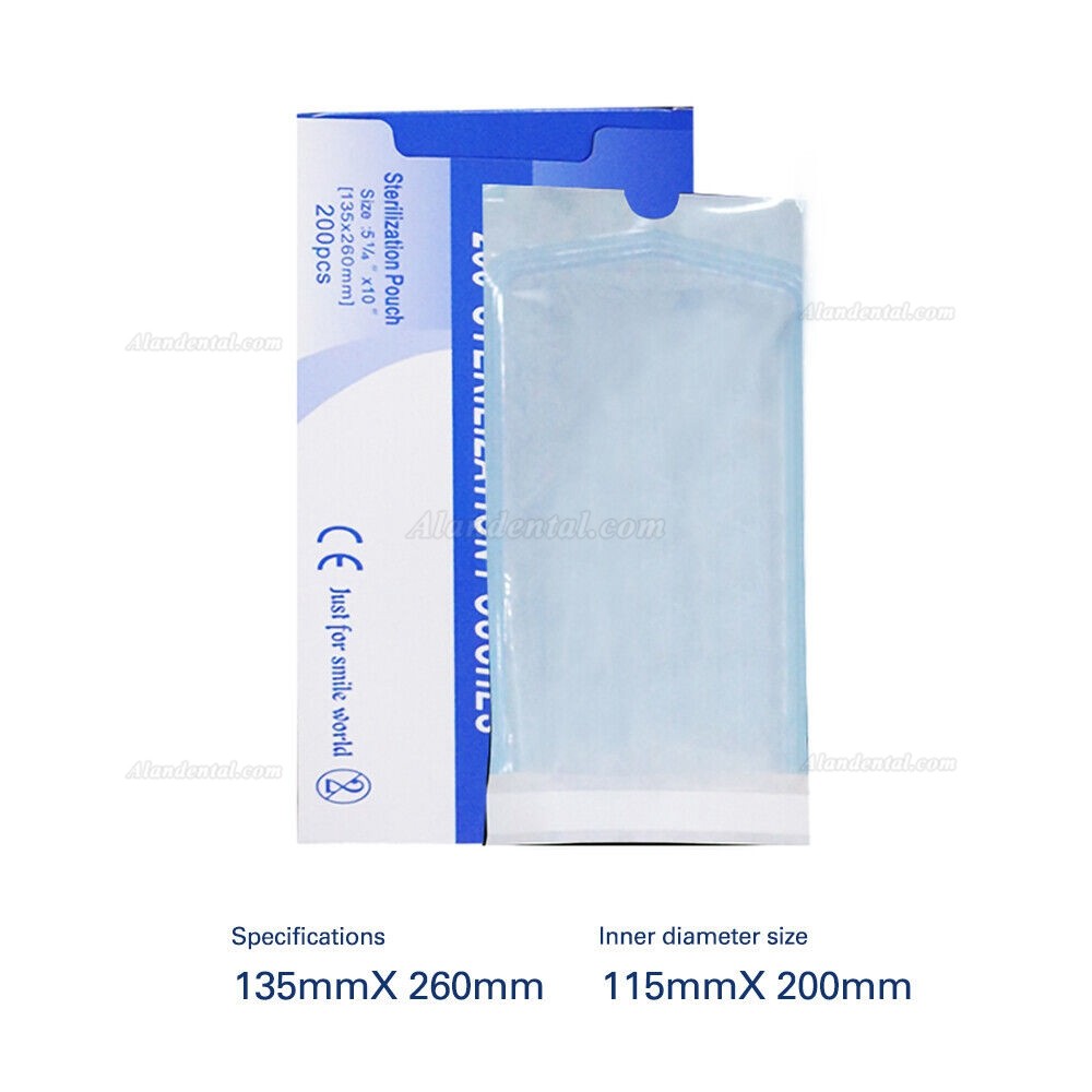 200pcs/box Dental Sterilization Bag Self-sealing Disinfection Pouches