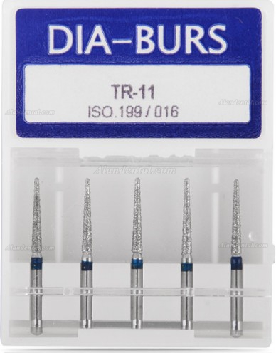Diamond Bur Bits Drill 100 Pcs 1.6mm FG TR-11