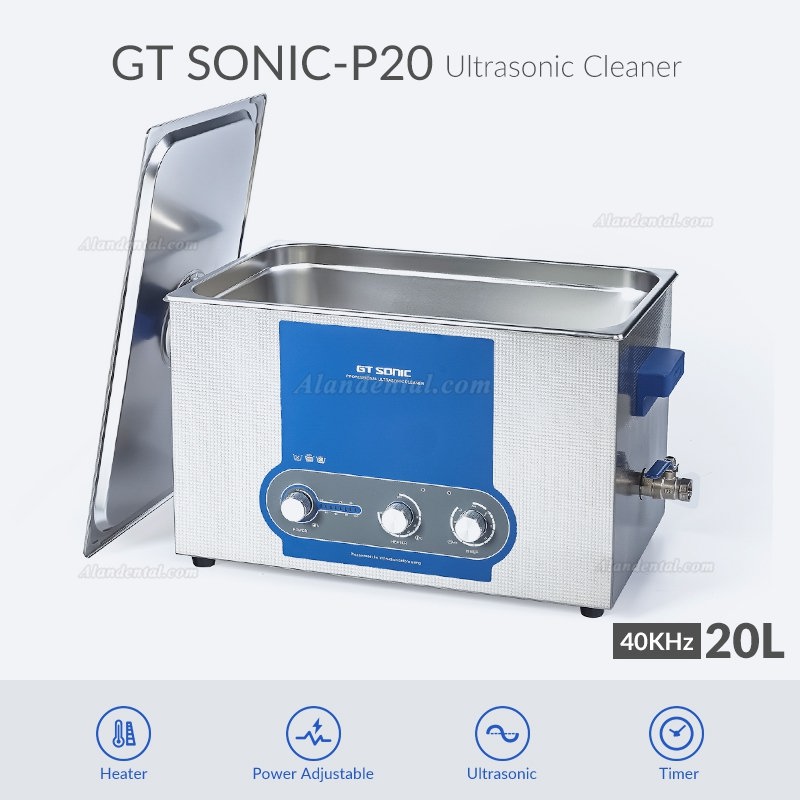 GT SONIC P-Series Power Adjustment Ultrasonic cleaner 2-27L 100-500W wwith Heating Function