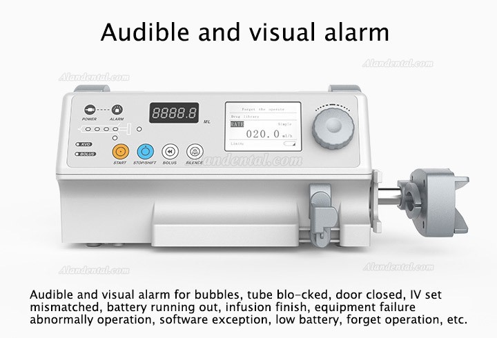 BYOND Single Channel Syringe Pump LCD Display Audible and visual alarm BYZ-810