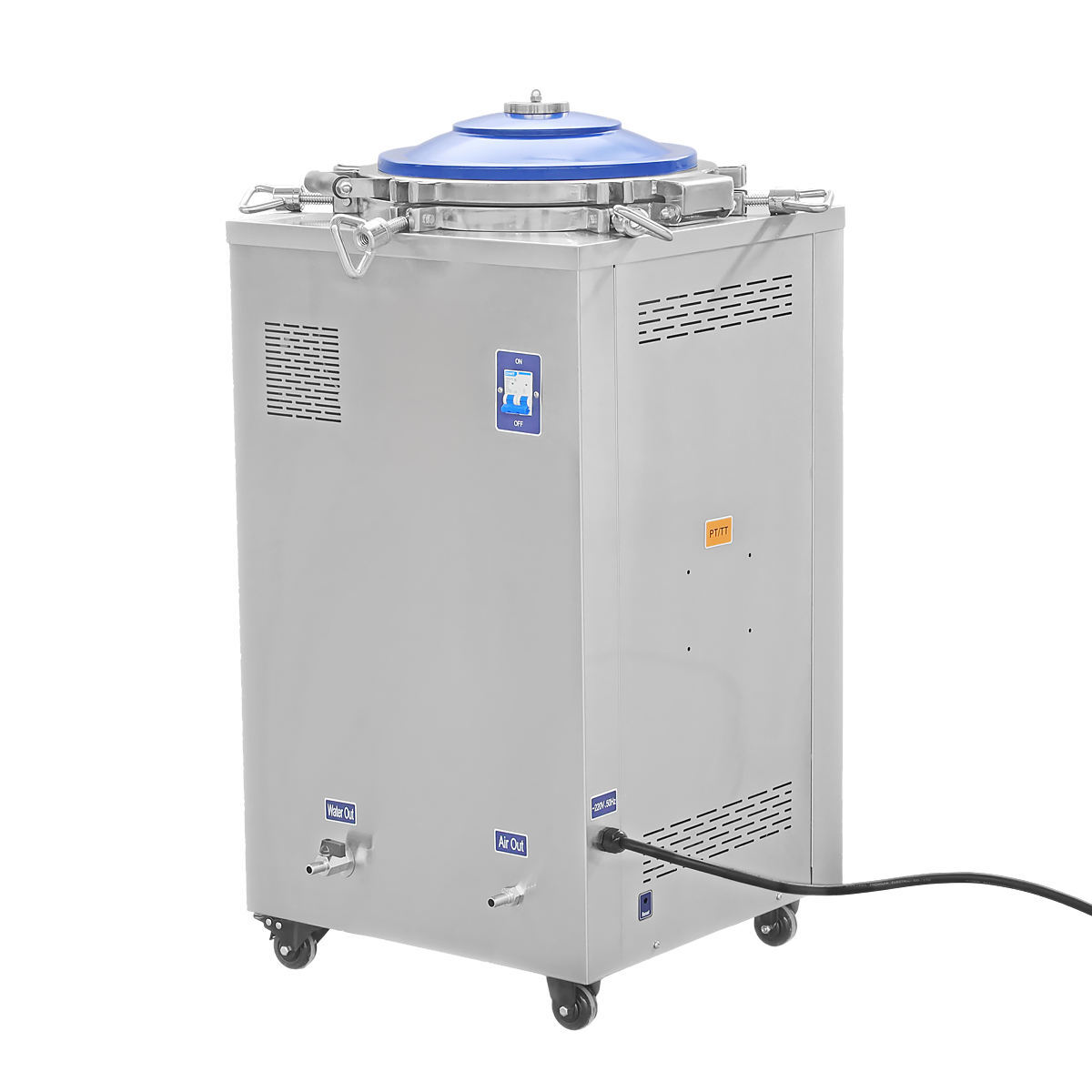 35L Dental Vertical Autoclave Steam Sterilizer with Digital Control Panel