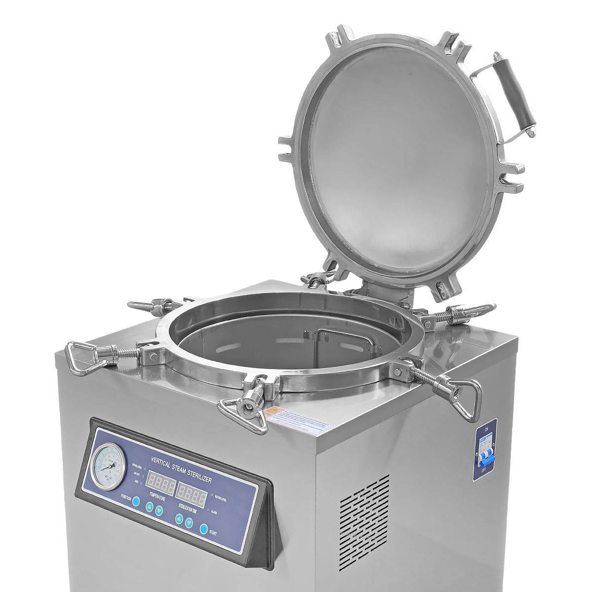 35L Dental Vertical Autoclave Steam Sterilizer with Digital Control Panel