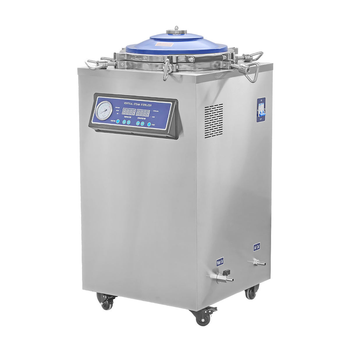 35L Dental Vertical Autoclave Steam Sterilizer with Digital Control Panel