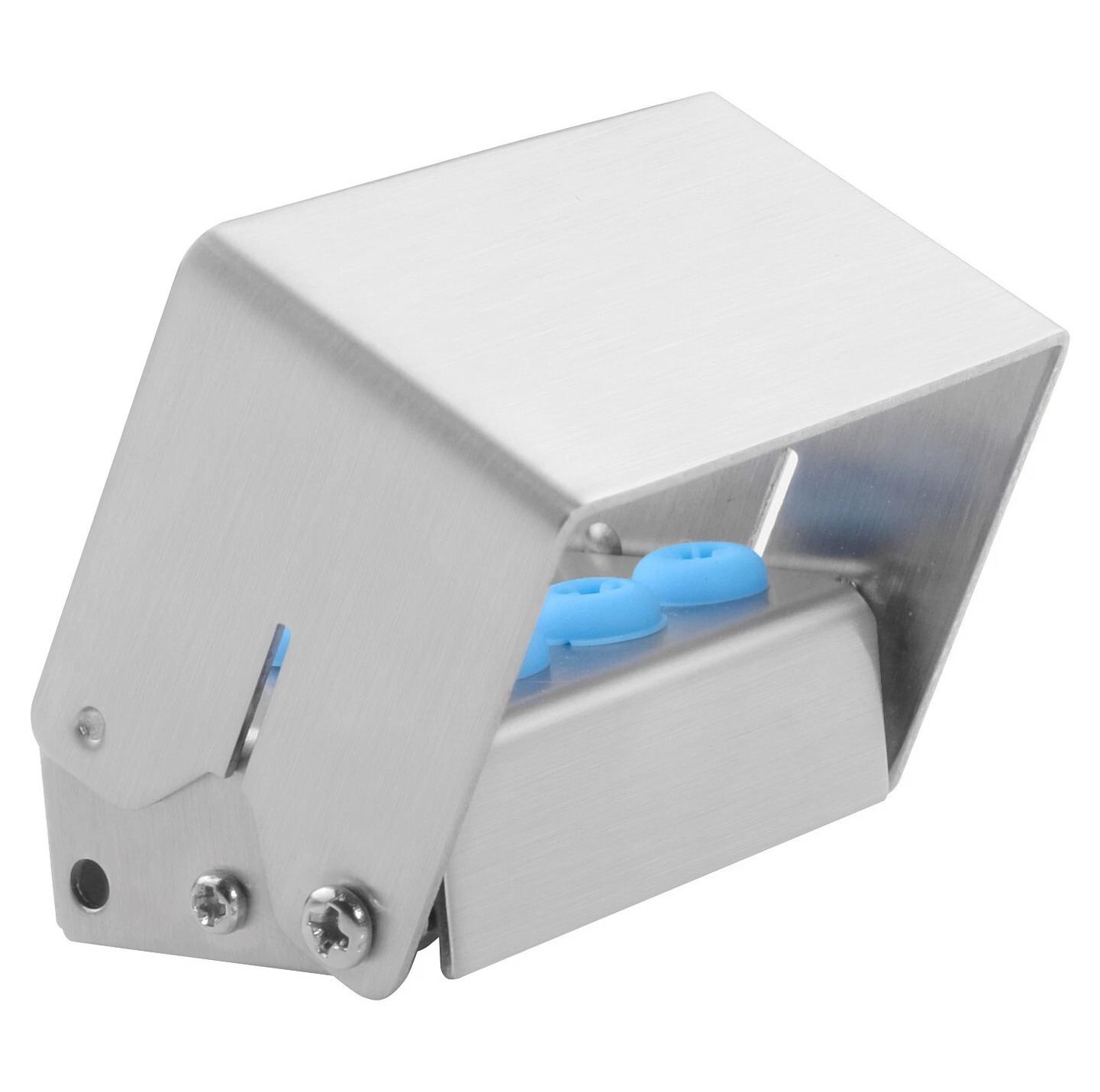 3Pcs 6 Hole Dental Bur Holder, Stainless Steel Bone Drill Block Box