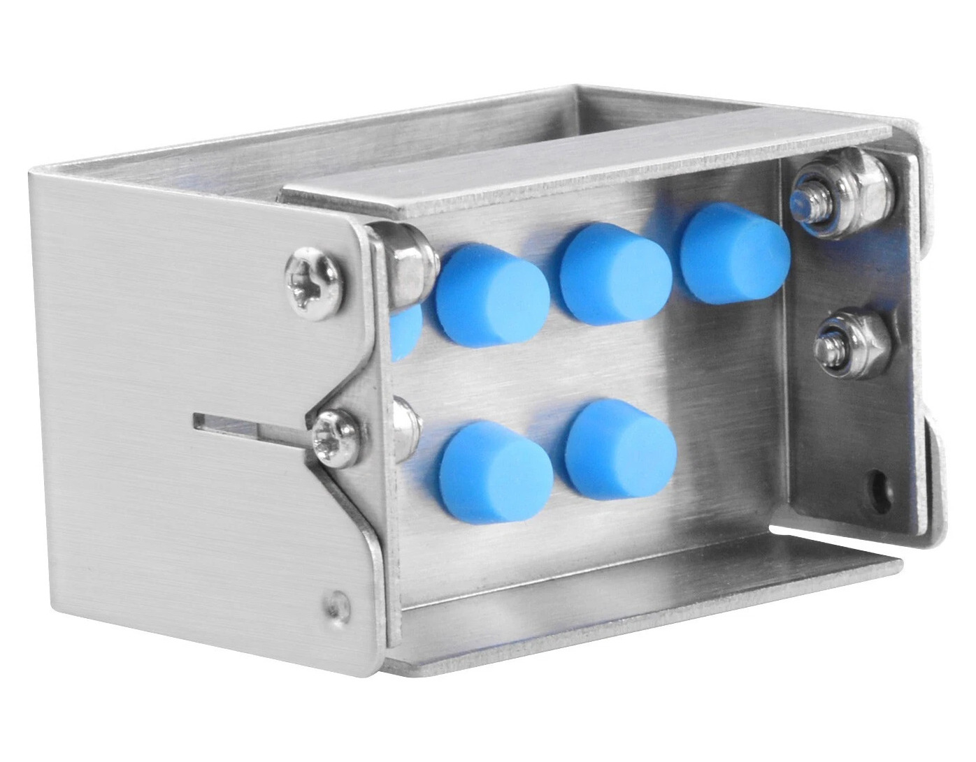 3Pcs 6 Hole Dental Bur Holder, Stainless Steel Bone Drill Block Box