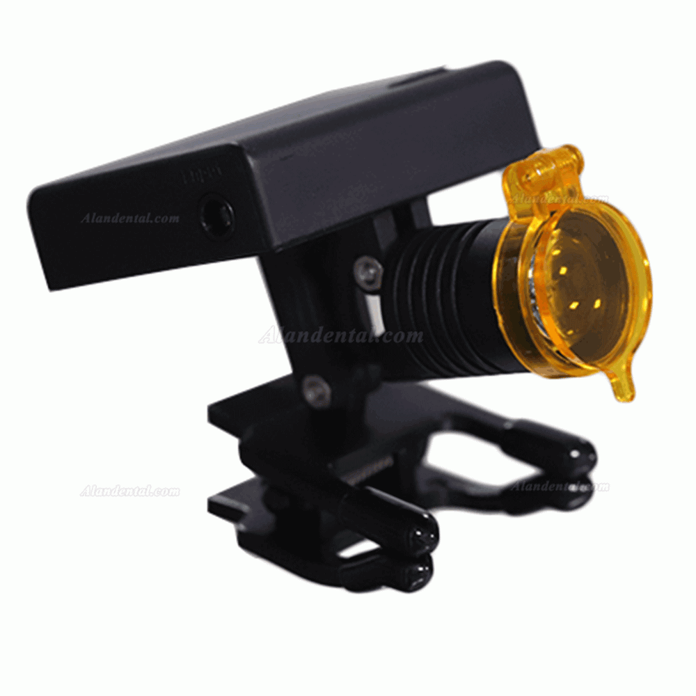 EUSTOMA DY-010 Wireless LED Headlight – 3W High Brightness, Optical Filter Clip, Dental/Lab Use