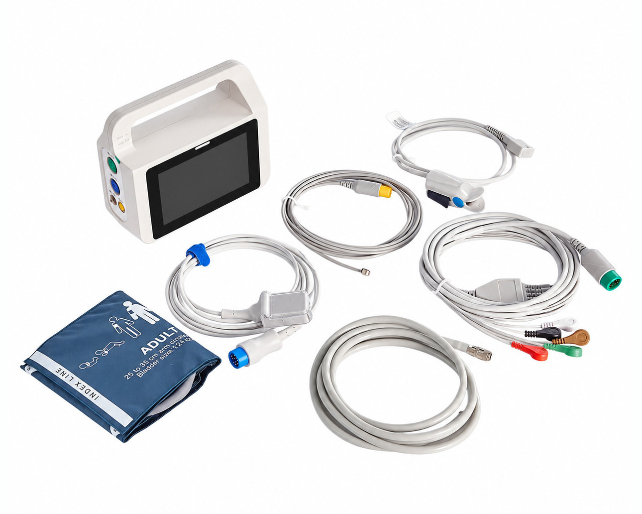 Dental Multi-parameter Patient Monitor With 5 inch Touch Screen 6 Parameters Display