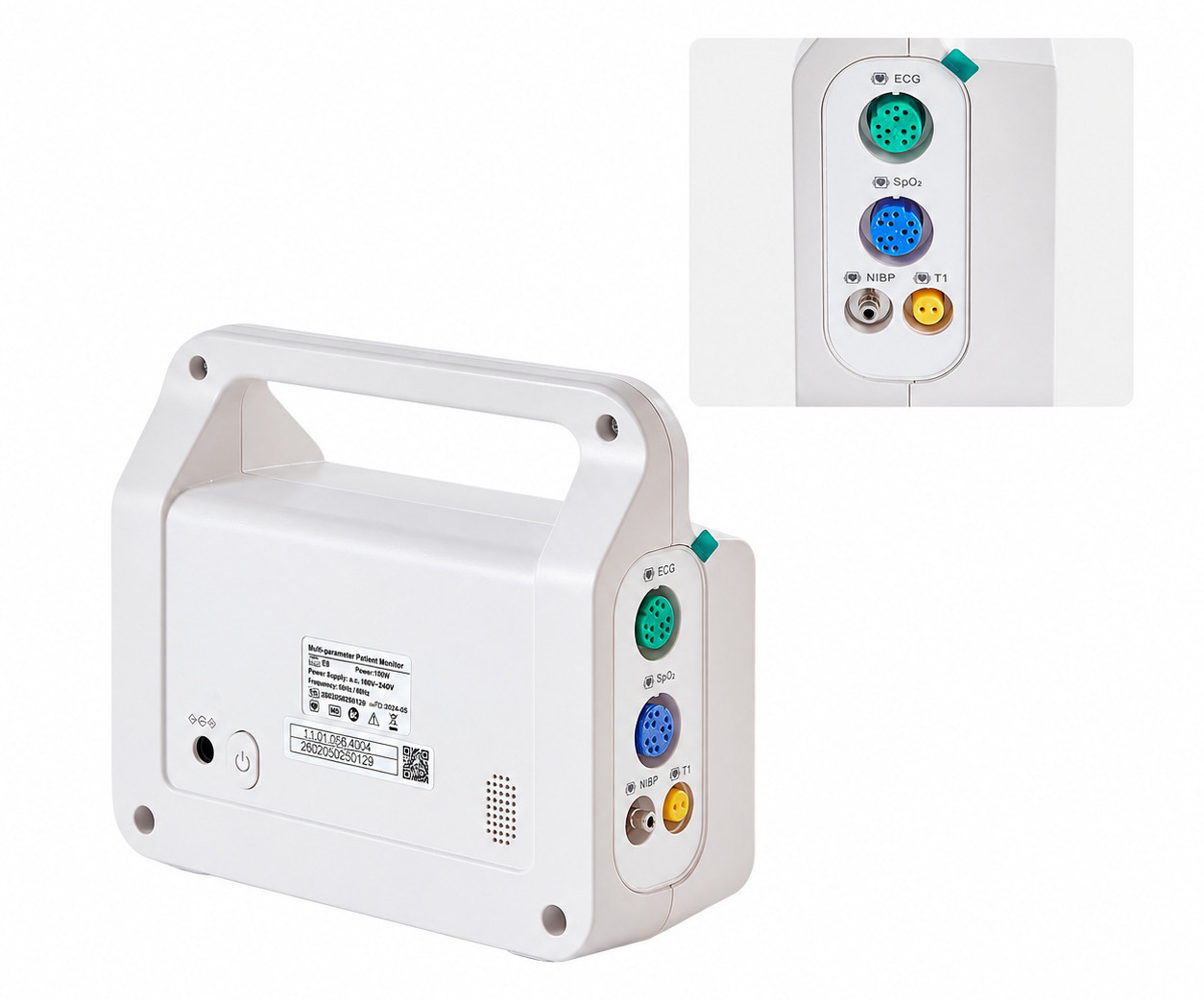 Dental Multi-parameter Patient Monitor With 5 inch Touch Screen 6 Parameters Display