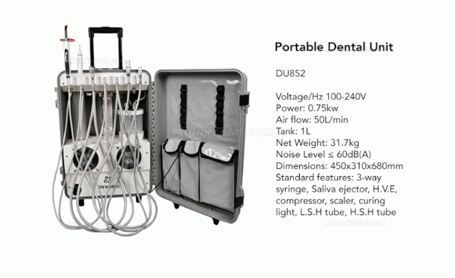 Dynamic® DU852 Dental Portable Turbine Unit