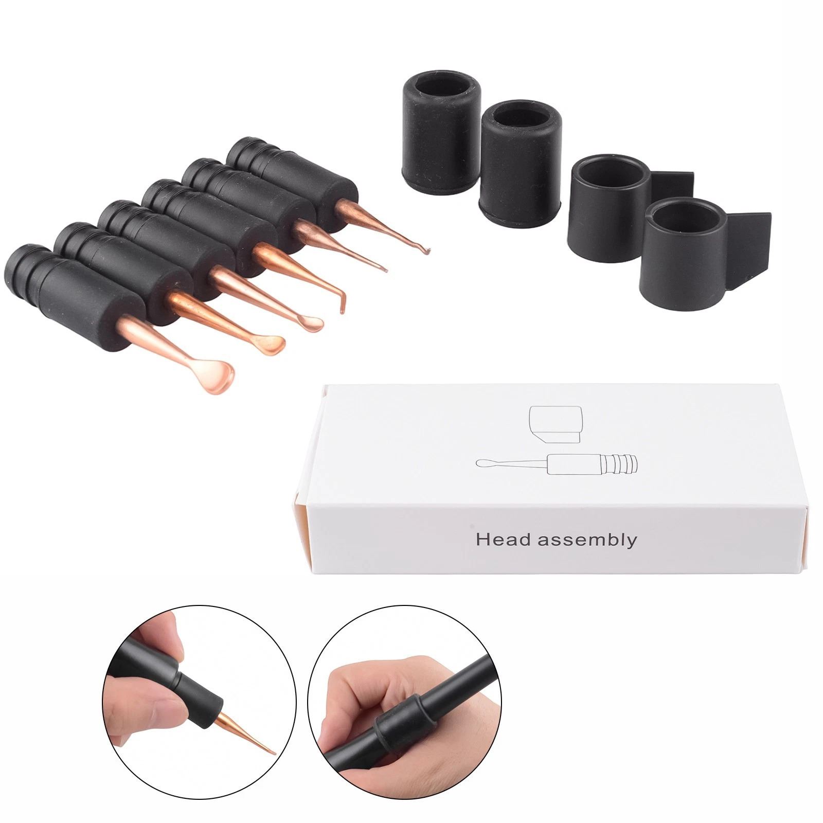 6 Replaceable Wax Carving Tips For Dental Electric Wax Knife