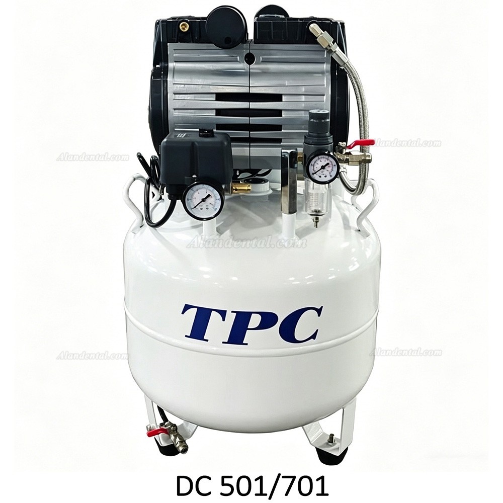 TPC DC701/702/703/704 Dental Oilless Air Compressor 32-120L