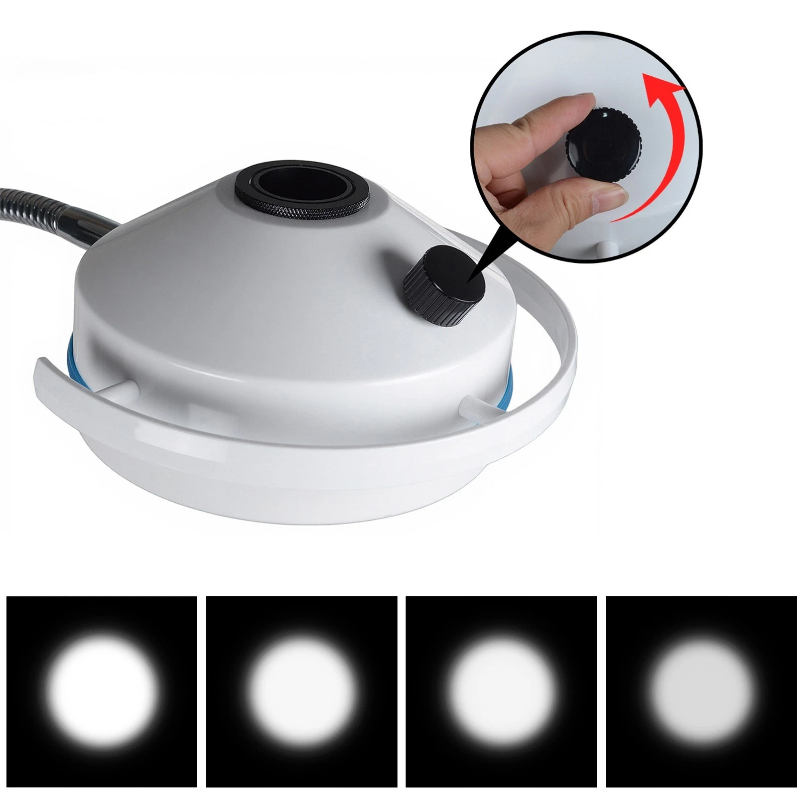72W Floor Standing Dental Operation Light With 24 Cold Light Led Bulbs