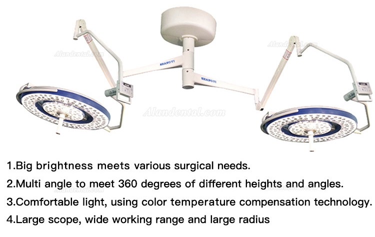 HFMED 760/760 Double Wings LED Dental Led Surgical Operation Theatre Light CE FDA Certification