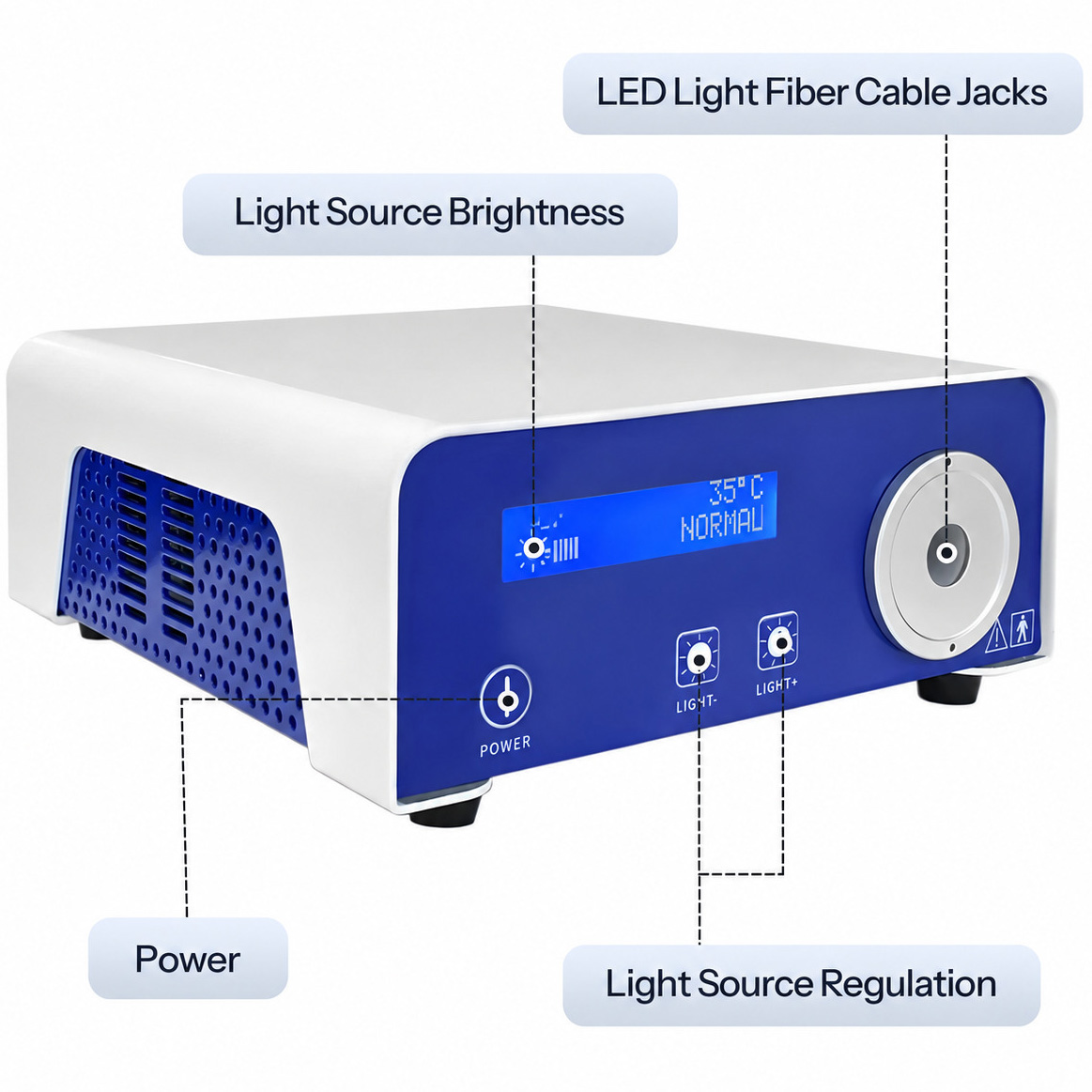 SNUKE TU-GY80A 80W LED Cold Light Source for ENT Endoscopy Camera