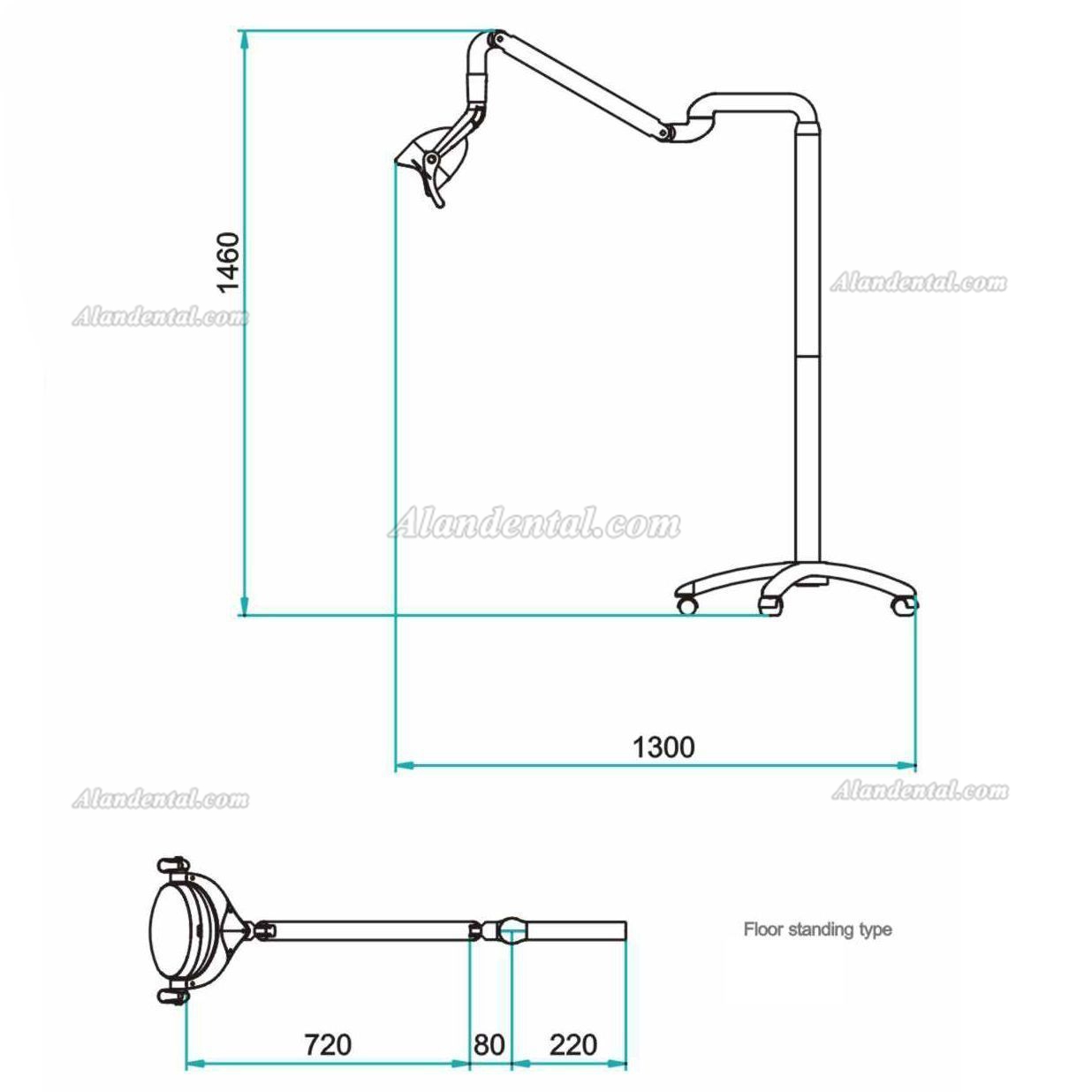 Saab® P103A Dental Chair LED Light Oral Light 6 LED Bulb