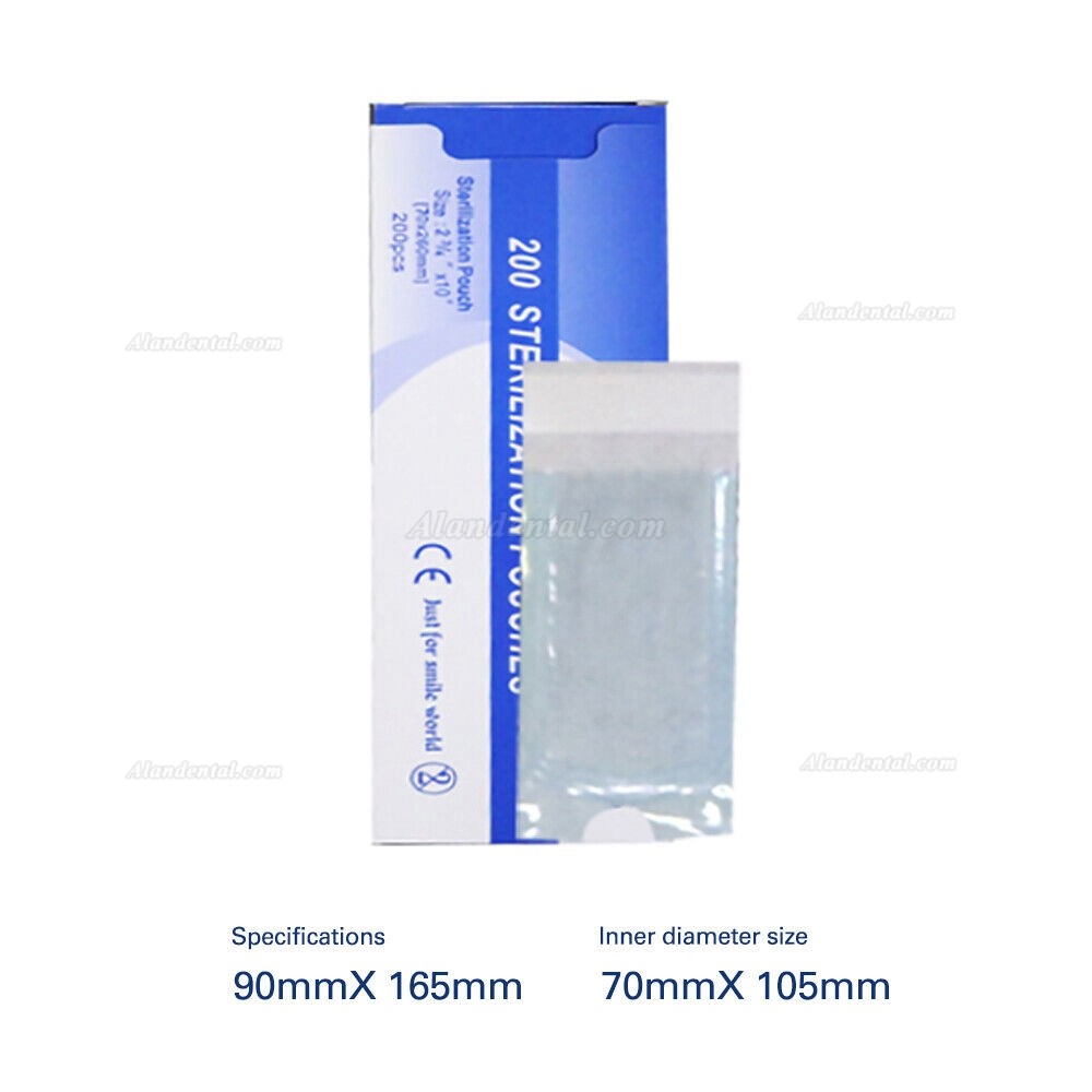 200pcs/box Dental Sterilization Bag Self-sealing Disinfection Pouches