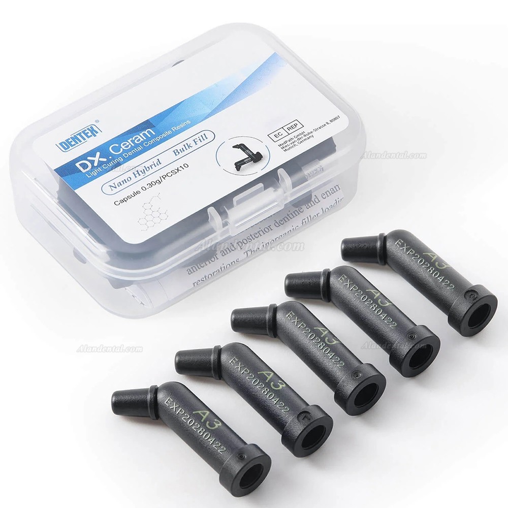 10 Capsule/Box A3 Dental Composite Resin Light Cure Capsule