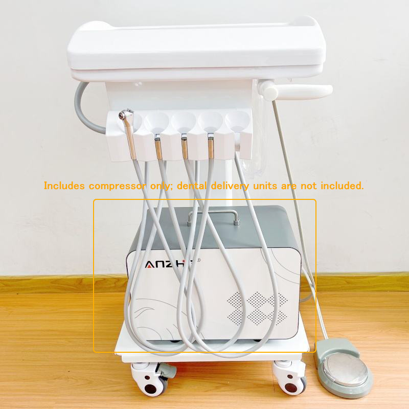 ANZHE AZ-AC01550W Portable Oil Free Dental Air Compressor