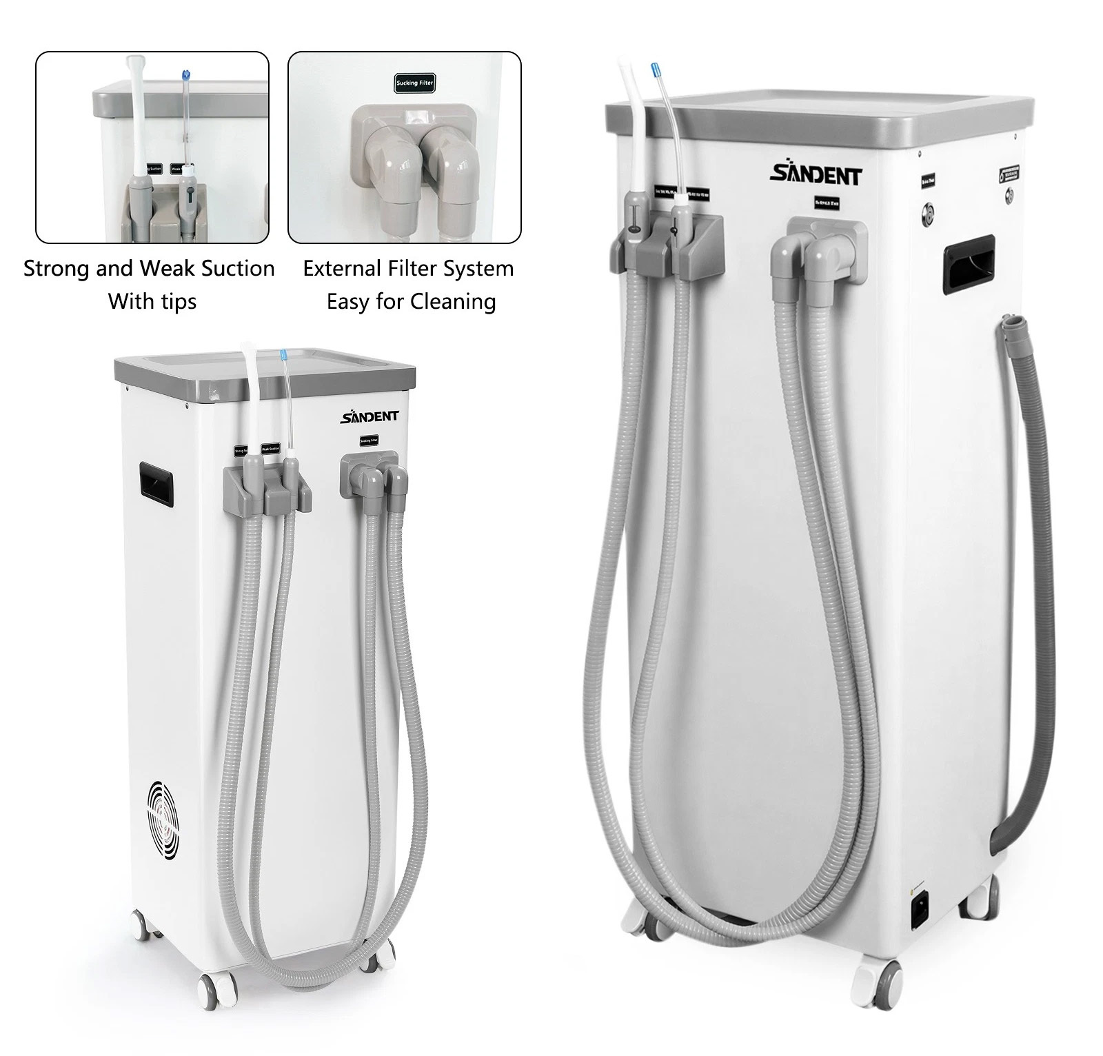 ANZHI AZ-AP302D Dental Mobile Delivery Unit Built-in Air Compressor