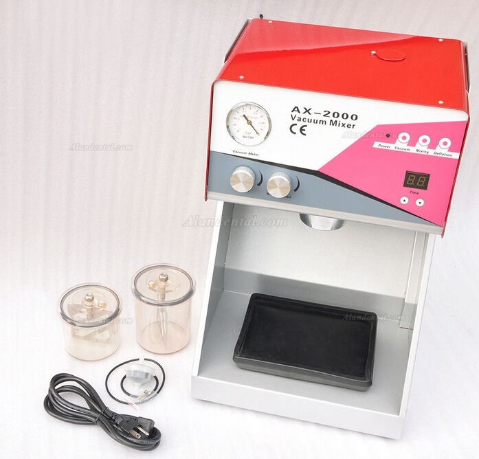 AX-2000C+ Dental Vacuum Mixer Lab Equipment with Built-in Pump