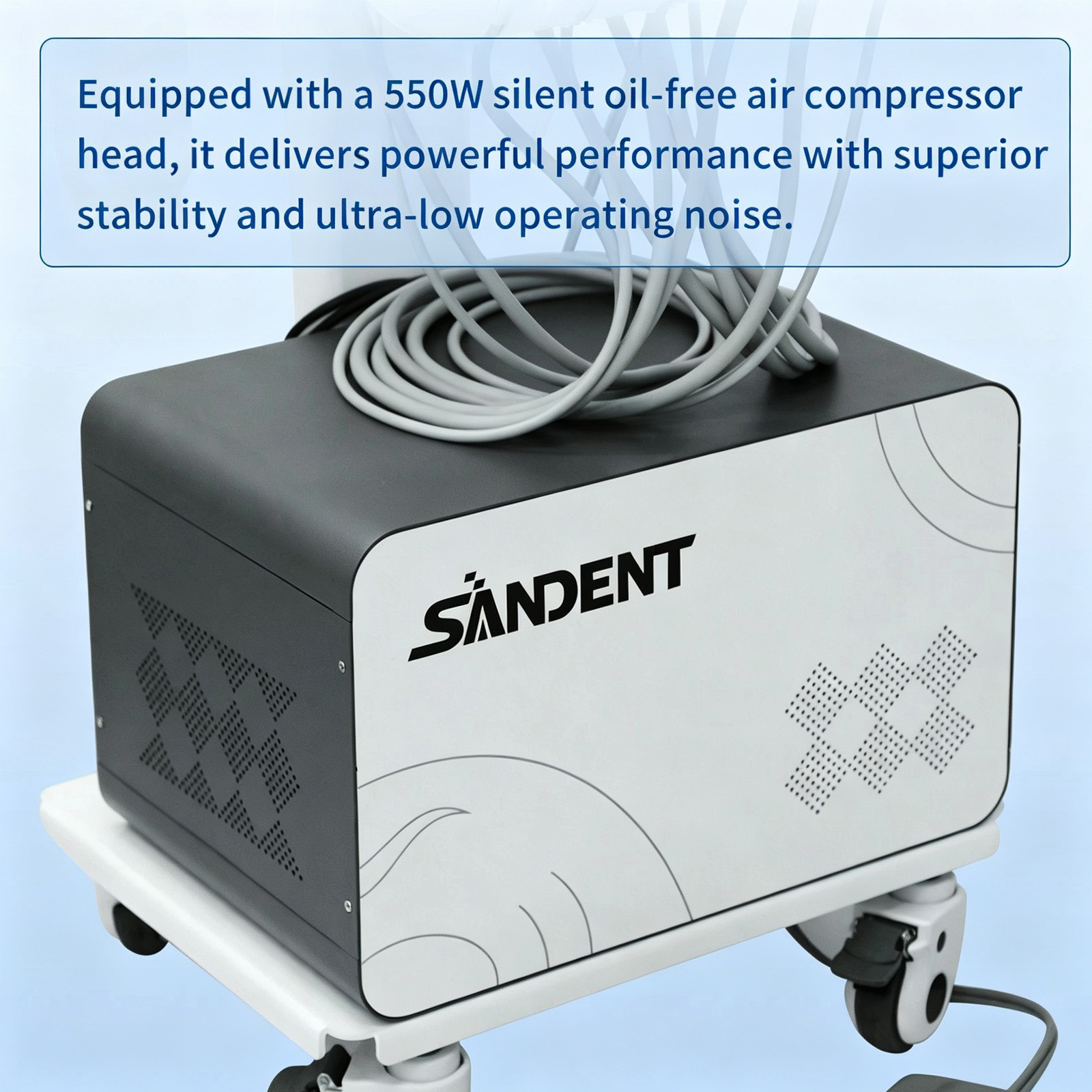 ANZHI AZ-AP302D Dental Mobile Delivery Unit Built-in Air Compressor