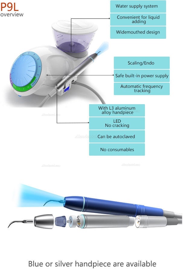 BAOLAI Dental P9L Auto Water Supply Scaler with L3 LED Detachable Handpiece