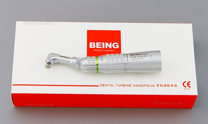 BEING® ROSE 201CA-R4 Dental 4:1 Screw In Prophy Hygiene Contra Angle Handpiece