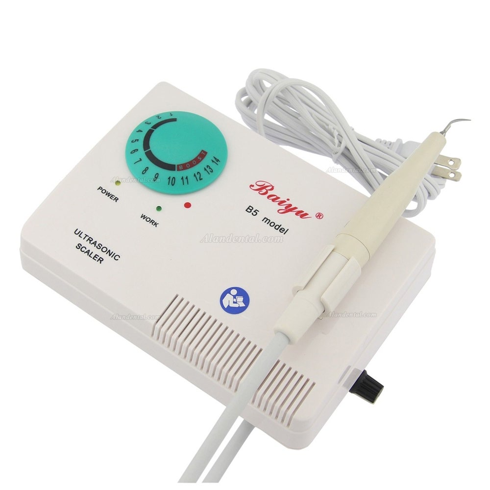 Baiyu B5 Dental Ultrasonic Piezo Scaler Detachable Handpiece P1 Tip 110 220V EMS