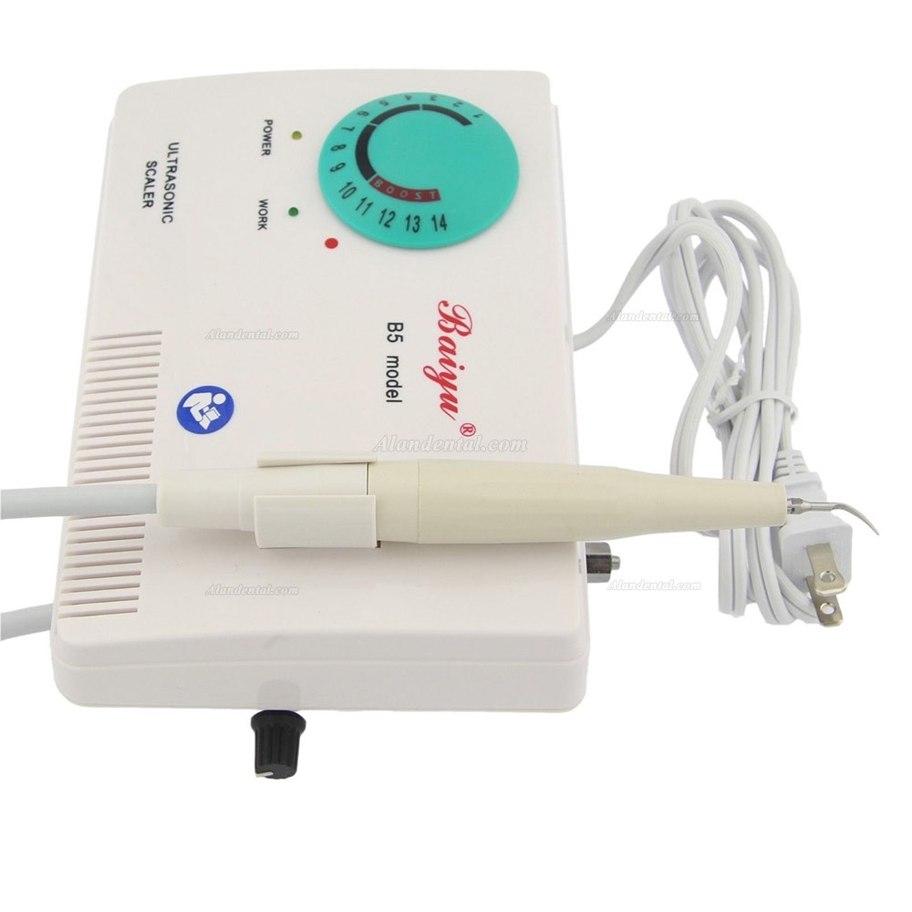 Baiyu B5 Dental Ultrasonic Piezo Scaler Detachable Handpiece P1 Tip 110 220V EMS