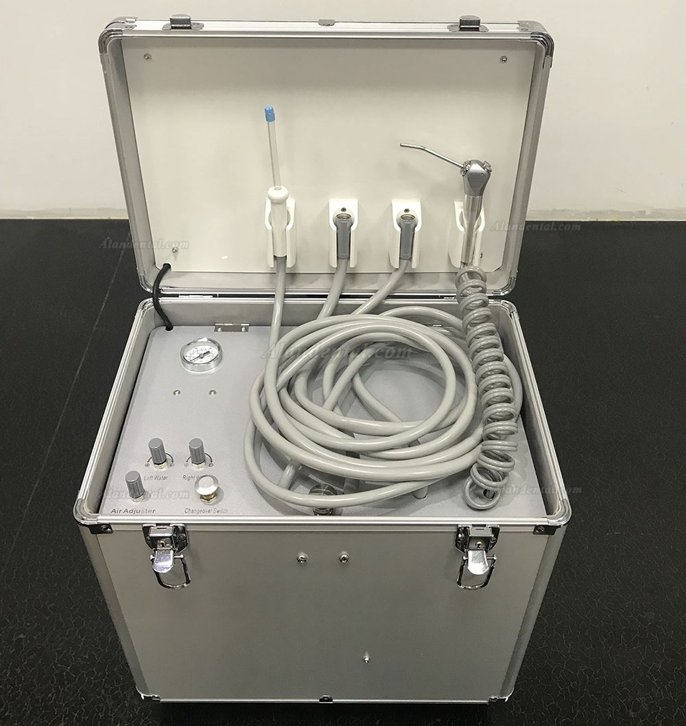 Best® BD402A Portable Dental Turbine Unit(Air Compressor+Suction System+Triplex Syringe)