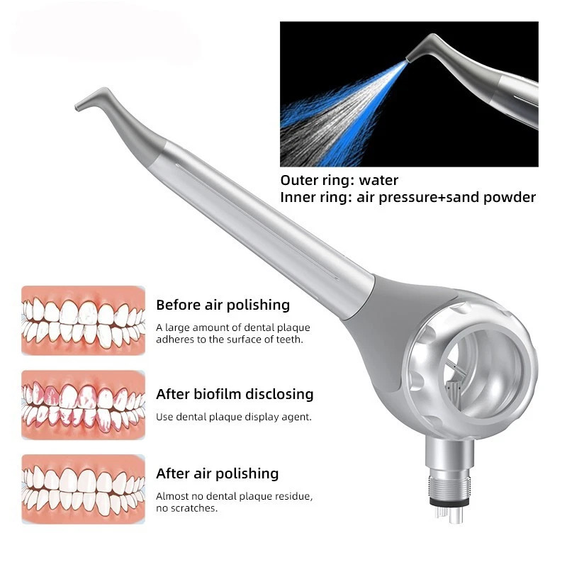Dental Air Polisher / Dental Bicarbonate Jet Air Flow 2/4 Hole