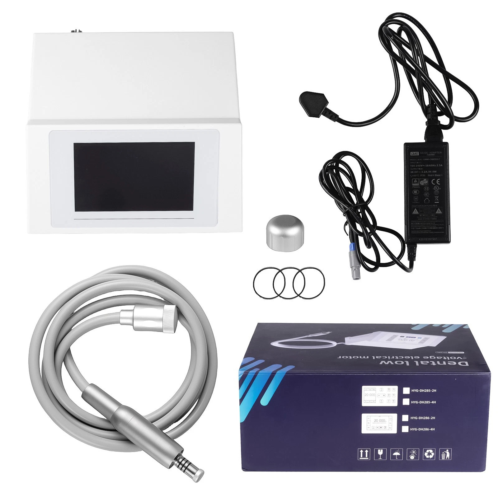Brushless Motor for Dental Restorations (Touchscreen, 4-Hole, Adjustable Speed)