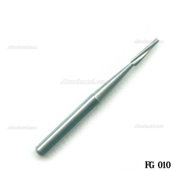 100PCS FG 1.6mm Taper Fissure Carbide Burs