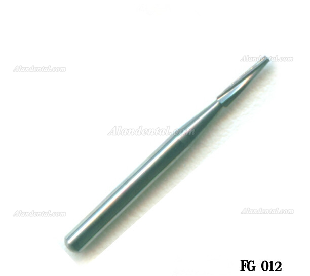 100PCS FG 1.6mm Taper Fissure Carbide Burs