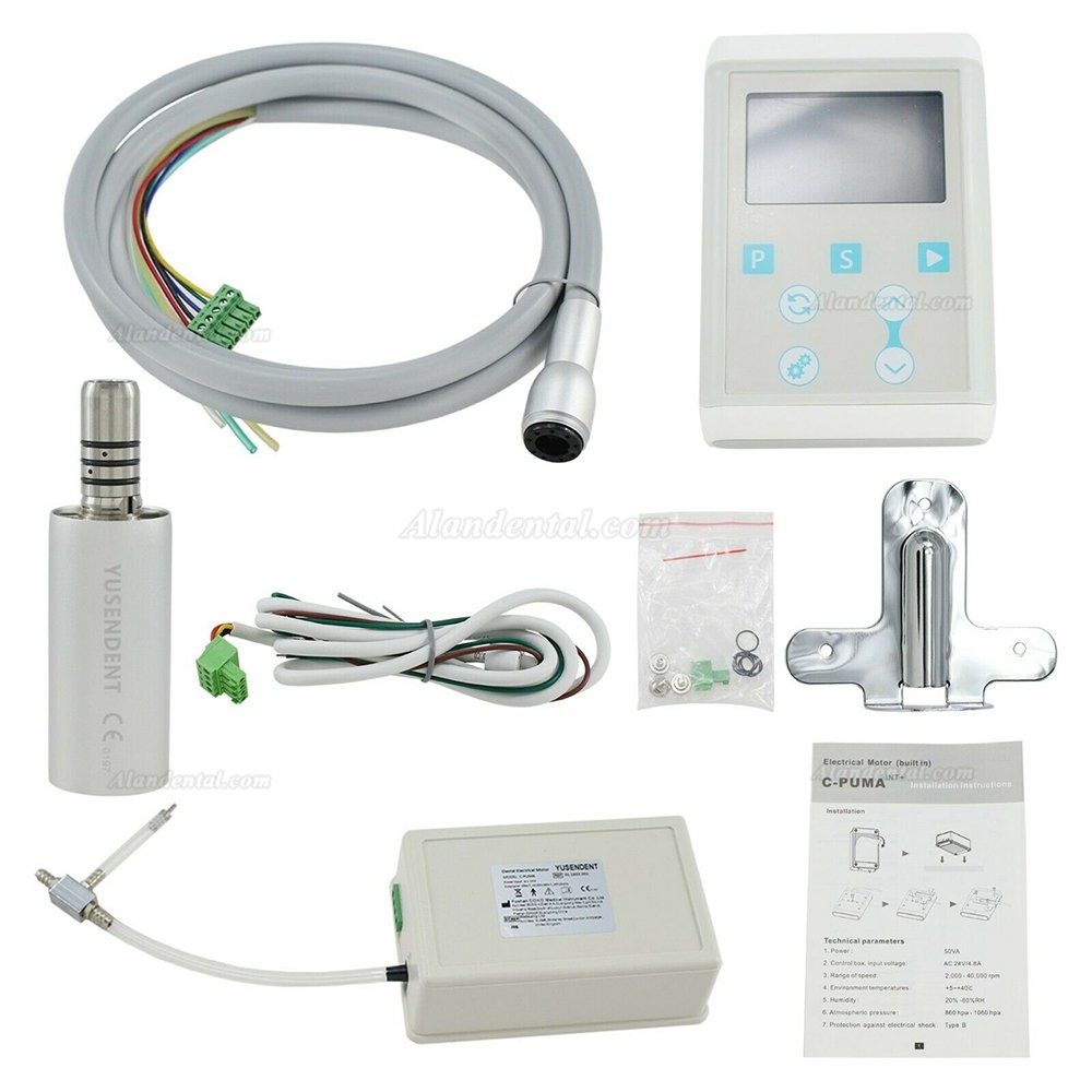 YUSENDENT COXO C-PUMA INT+ Built in Electric LED Micro Motor+ CX235C7-1 1:5 Fiber Optic Contra Angle Handpiece