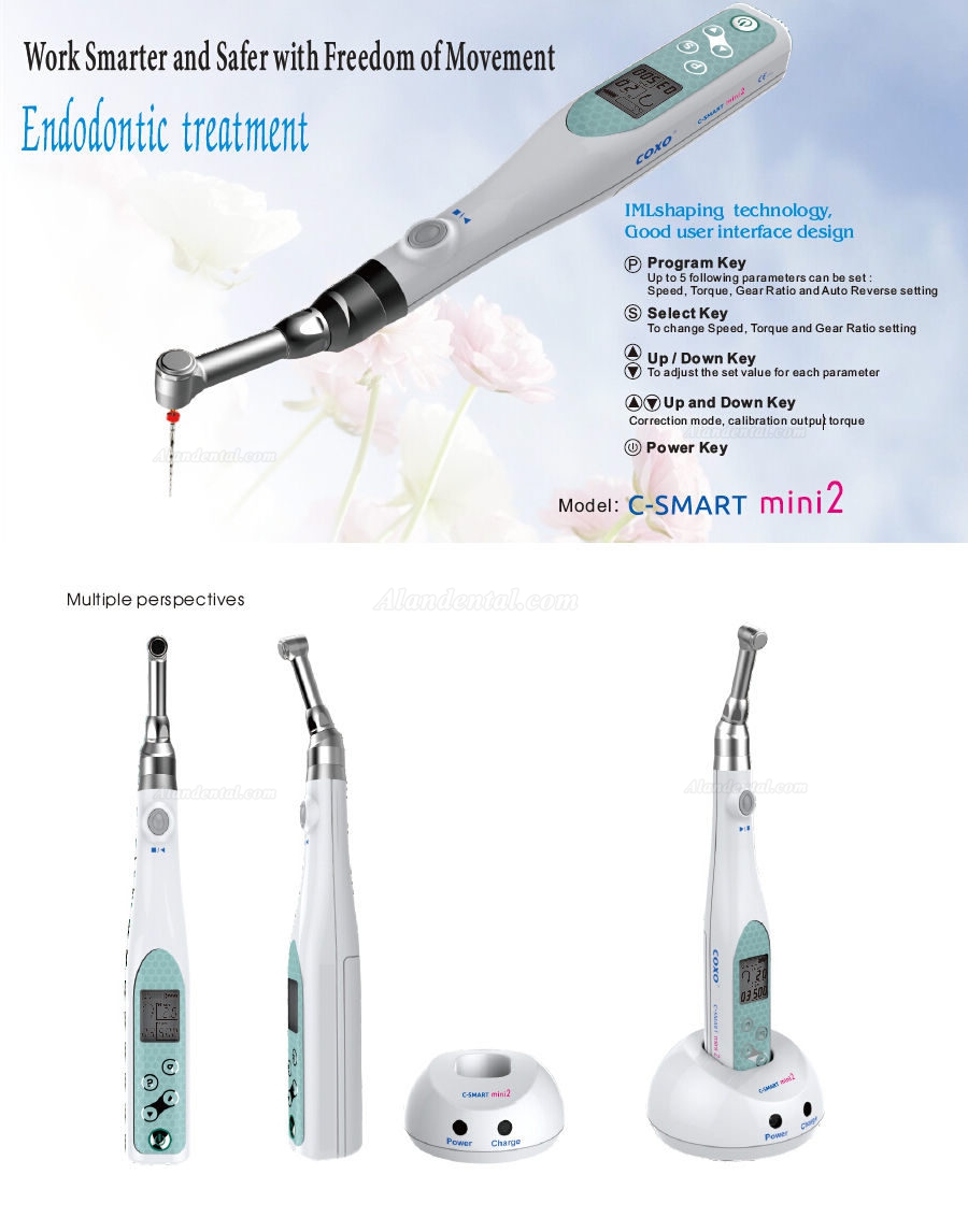 YUSENDENT C-Smart Mini2 Cordless Endodontic Micromotor Endo Mate Handpiece