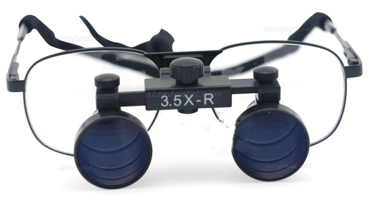 3.5X 360-460mm Dental Binocular Magnifier Medical Surgical Loupes Metal Frame