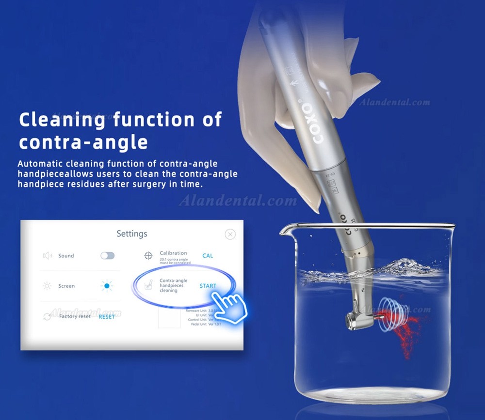 COXO Dental Implant Motor 1:1 20:1 32:1 Surgical Handpiece Contra Angle E Type 405378883596