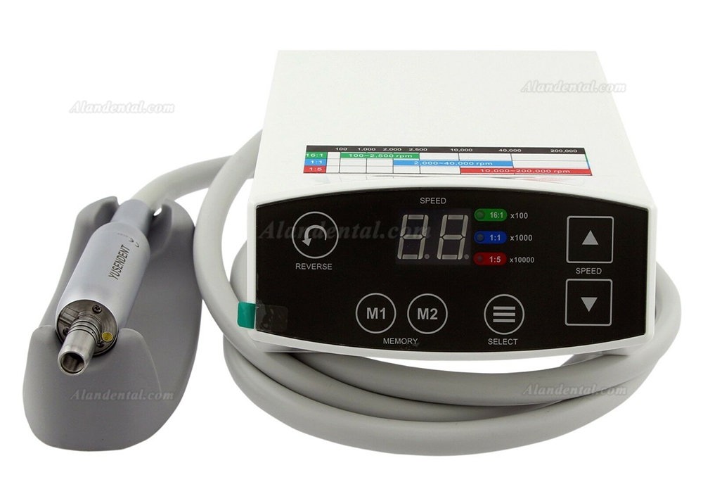 YUSENDENT COXO C-PUMA Dental Electric Micro Motor + CX235C7-1 Fiber Optic Contra Angle