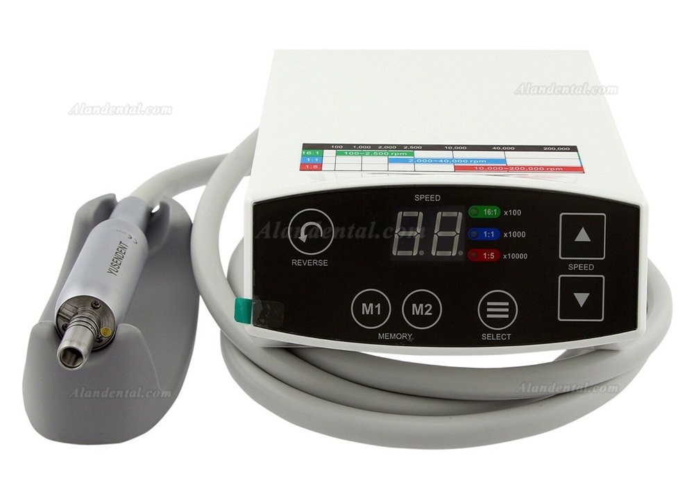 YUSENDENT COXO C-PUMA Dental Electric Micro Motor + CX235C7-3 Fiber Optic Contra Angle