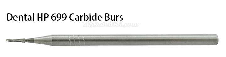 10Pcs HP 699 Bur Dental Carbide Taper Fissure Cross Cut Burs