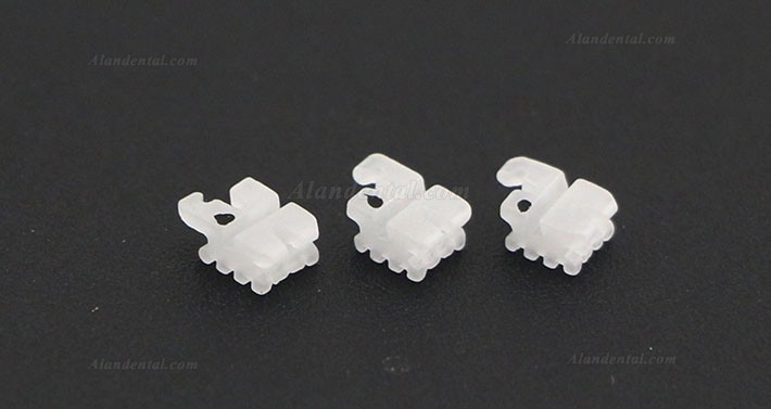 20 Brackets (attelles) Orthodontiques En Saphir Cristal - MBT 022 345 Avec Crochet - Usage Dentaire - Neuf