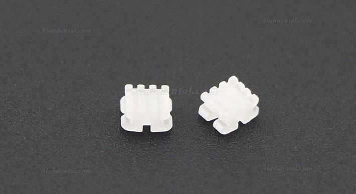 20 Brackets (attelles) Orthodontiques En Saphir Cristal - MBT 022 345 Avec Crochet - Usage Dentaire - Neuf